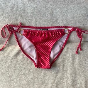 Pink Polka Dot Bikini Bottoms